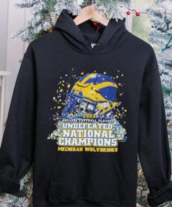 Michigan Wolverines Undefeated National Champion 2023 Helmet T hoodie, sweater, longsleeve, shirt v-neck, t-shirt