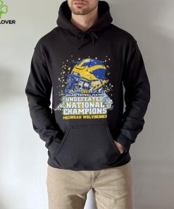 Michigan Wolverines Undefeated National Champion 2023 Helmet T hoodie, sweater, longsleeve, shirt v-neck, t-shirt