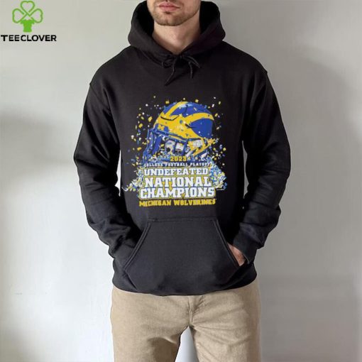 Michigan Wolverines Undefeated National Champion 2023 Helmet T hoodie, sweater, longsleeve, shirt v-neck, t-shirt