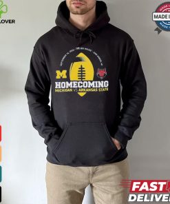 Michigan Wolverines Valiant Blue 2024 Homecoming Gameday Shirt