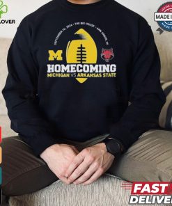 Michigan Wolverines Valiant Blue 2024 Homecoming Gameday Shirt
