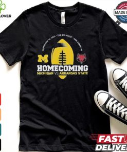Michigan Wolverines Valiant Blue 2024 Homecoming Gameday Shirt