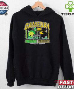 Michigan Wolverines Vs Oregon Ducks Outrank Gameday 2024 Shirt