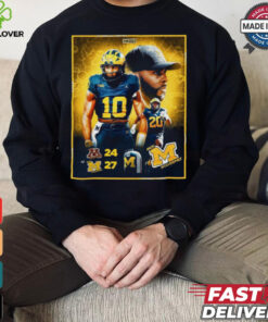 Michigan Wolverines Win 27 24 Minnesota Golden Gophers 2024 Game Final Score Shirt