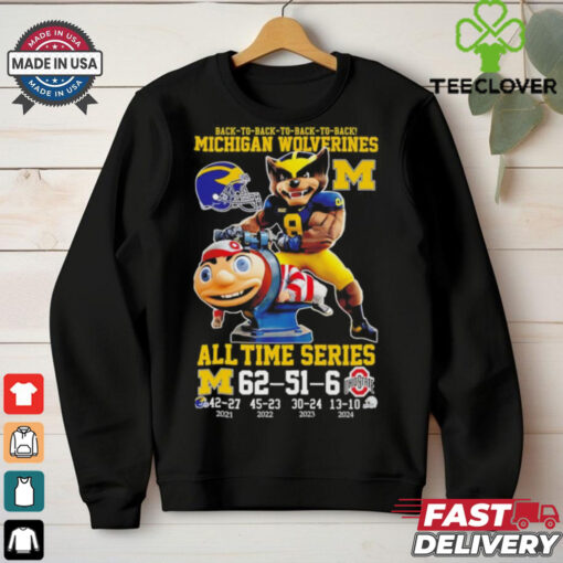 Michigan Wolverines all time series 4 Years 13 10 Buckeyes shirt