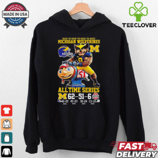 Michigan Wolverines all time series 4 Years 13 10 Buckeyes shirt