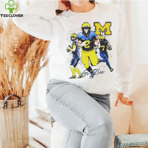 Michigan Wolverines football go blue 2024 hoodie, sweater, longsleeve, shirt v-neck, t-shirt