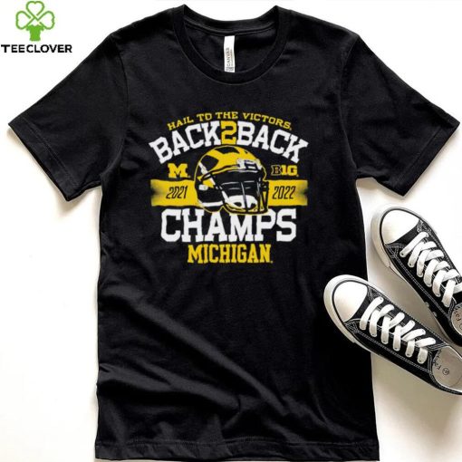 Michigan Wolverines hail to the victors back to back champs hoodie, sweater, longsleeve, shirt v-neck, t-shirt