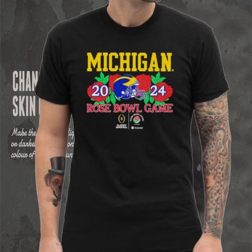 Michigan Wolverines helmet 2024 Rose Bowl game hoodie, sweater, longsleeve, shirt v-neck, t-shirt