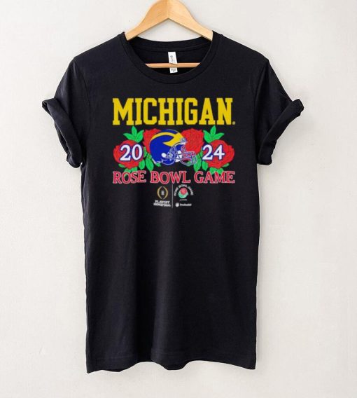 Michigan Wolverines helmet 2024 Rose Bowl game hoodie, sweater, longsleeve, shirt v-neck, t-shirt