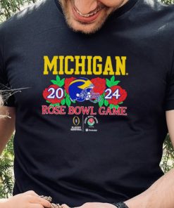 Michigan Wolverines helmet 2024 Rose Bowl game hoodie, sweater, longsleeve, shirt v-neck, t-shirt