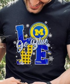 Michigan Wolverines love go blue shirt