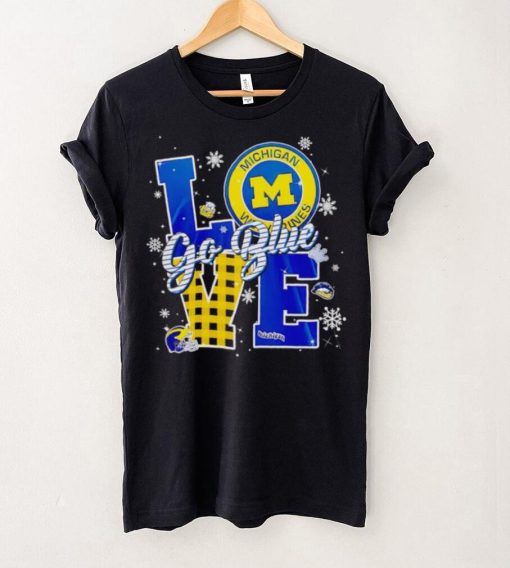 Michigan Wolverines love go blue hoodie, sweater, longsleeve, shirt v-neck, t-shirt