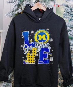 Michigan Wolverines love go blue shirt