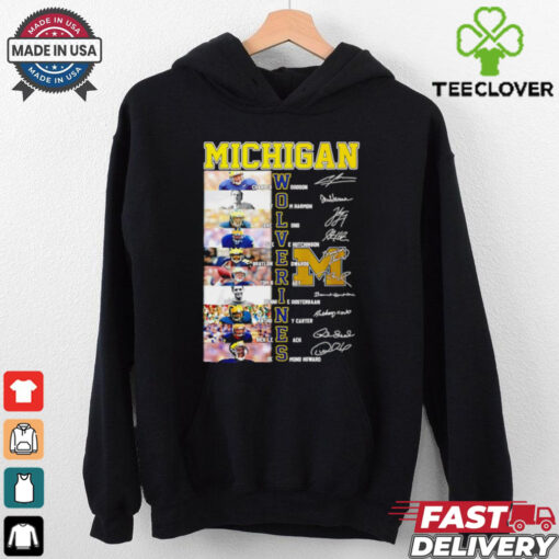 Michigan Wolverines name and signature player shirt