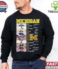 Michigan Wolverines name and signature player shirt