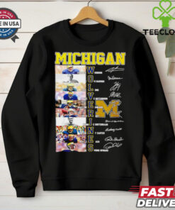 Michigan Wolverines name and signature player shirt