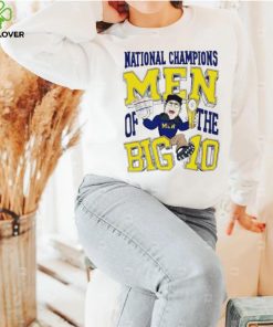 Michigan Wolverines national champions men of the big 10 Jim Harbaugh shirt