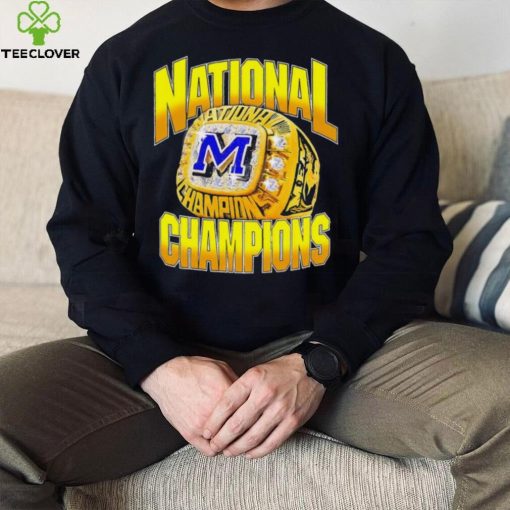 Michigan Wolverines national champions rings hoodie, sweater, longsleeve, shirt v-neck, t-shirt