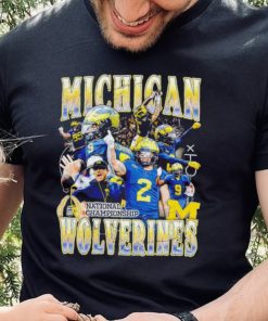 Michigan Wolverines national championship Jim Harbaugh and best players shirt
