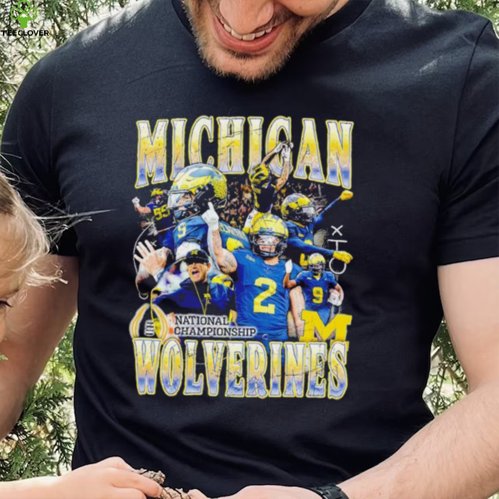 Michigan Wolverines national championship Jim Harbaugh and best players shirt