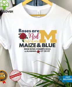 Michigan Wolverines roses are red victors are maize and blue hoodie, sweater, longsleeve, shirt v-neck, t-shirt