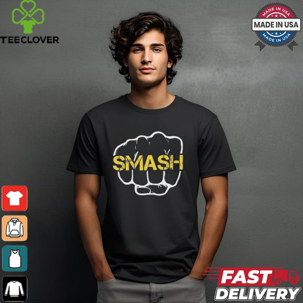 Michigan Wolverines smash punch shirt Michigan Wolverines smash punch shirt