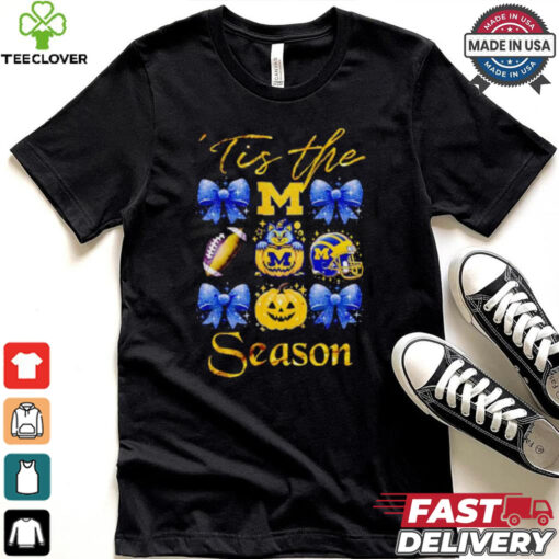 Michigan Wolverines ’tis the season Halloween hoodie, sweater, longsleeve, shirt v-neck, t-shirt