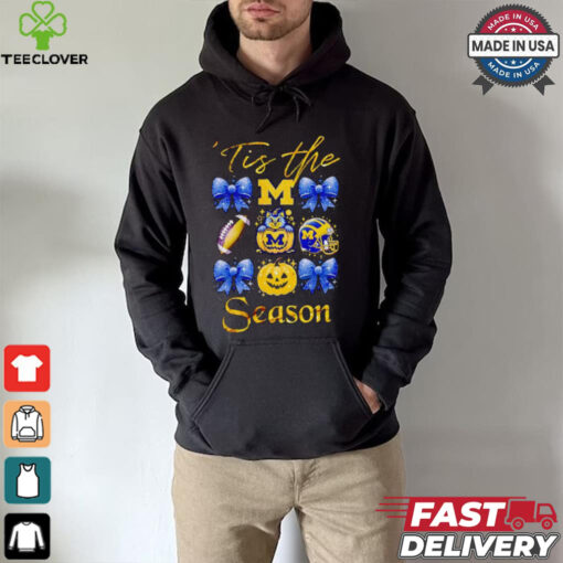 Michigan Wolverines ’tis the season Halloween hoodie, sweater, longsleeve, shirt v-neck, t-shirt