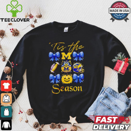 Michigan Wolverines ’tis the season Halloween hoodie, sweater, longsleeve, shirt v-neck, t-shirt