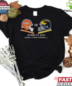 Michigan Wolverines vs Illinois Football October 19, 2024 Matchup Set T Shirt