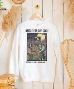 Michigan Wolverines vs Michigan State Spartans mascot battle for the State 2022 hoodie, sweater, longsleeve, shirt v-neck, t-shirt