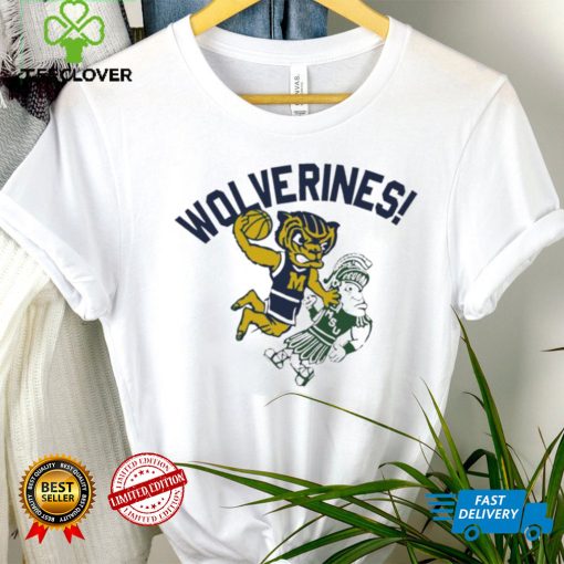 Michigan Wolverines vs Michigan State Spartans mascot hoodie, sweater, longsleeve, shirt v-neck, t-shirt