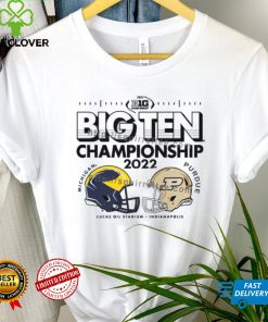 Michigan Wolverines vs Purdue Boilermakers 2022 Big Ten Championship Game Shirt