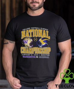 Michigan Wolverines vs. Washington Huskies College Football Playoff 2024 National Championship Matchup Focus Execute Win Shirt