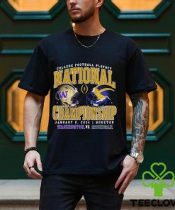 Michigan Wolverines vs. Washington Huskies College Football Playoff 2024 National Championship Matchup Focus Execute Win Shirt