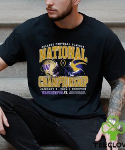 Michigan Wolverines vs. Washington Huskies College Football Playoff 2024 National Championship Matchup Focus Execute Win Shirt