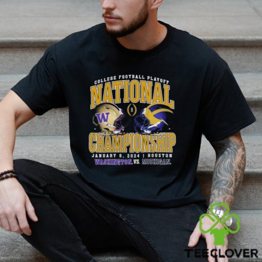 Michigan Wolverines vs. Washington Huskies College Football Playoff 2024 National Championship Matchup Focus Execute Win Shirt