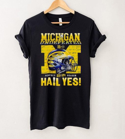 Michigan undefeated perfect season 23 24 hail yes hoodie, sweater, longsleeve, shirt v-neck, t-shirt