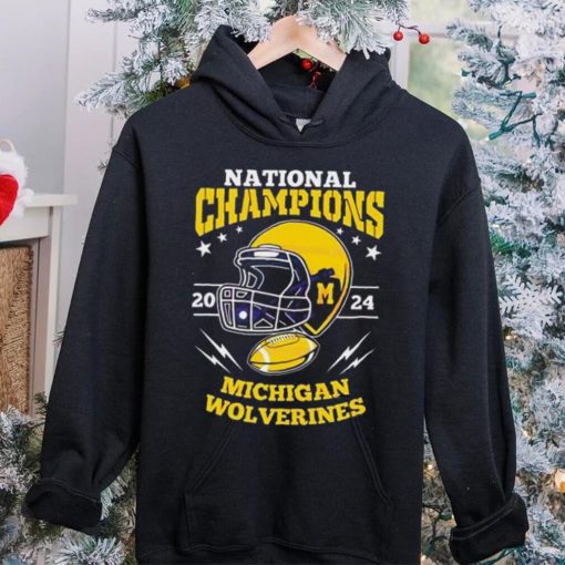 Michigan wolverines football helmet national champions 2024 tshirt