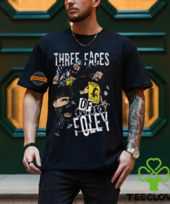 Mick Foley Three Faces Of Foley Black T hoodie, sweater, longsleeve, shirt v-neck, t-shirt