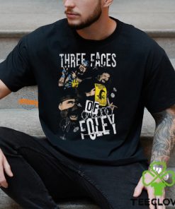 Mick Foley Three Faces Of Foley Black T hoodie, sweater, longsleeve, shirt v-neck, t-shirt