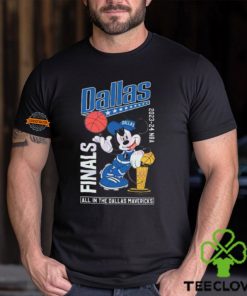 Mickey 2024 NBA Finals All In The Dallas Mavericks Unisex T Shirt