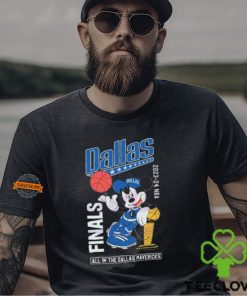 Mickey 2024 NBA Finals All In The Dallas Mavericks Unisex T Shirt