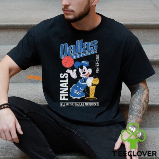 Mickey 2024 NBA Finals All In The Dallas Mavericks Unisex T Shirt