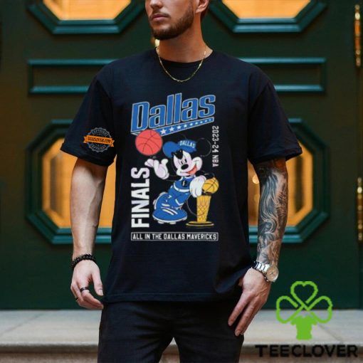 Mickey 2024 NBA Finals All In The Dallas Mavericks Unisex T Shirt