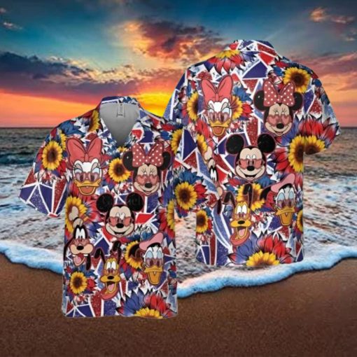 Mickey And Friends 4th Of July Independence Day Hawaiian Shirt