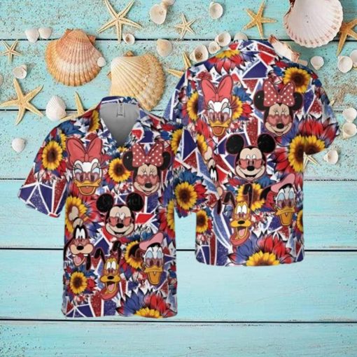 Mickey And Friends 4th Of July Independence Day Hawaiian Shirt