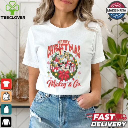 Mickey And Friends Christmas Shirt, Merry Christmas Mickey And Co Shirt