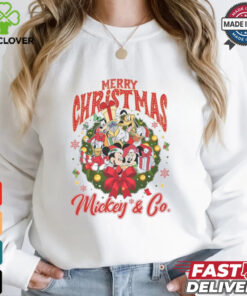 Mickey And Friends Christmas Shirt, Merry Christmas Mickey And Co Shirt